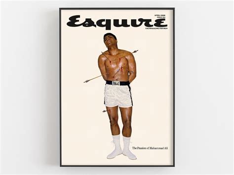 The Passion of Muhammad Ali Poster Esquire Magazine Cover - Etsy Australia