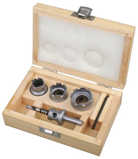 Locksmiths Hole Saw Kit, Carbide Tipped Tooth Material, Impact Rated No - Grainger