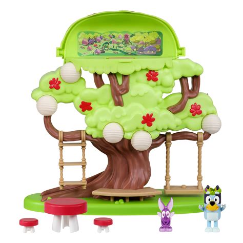 Buy Bluey Tree Playset Flower Crown Bluey, Fairy Figures, and ...