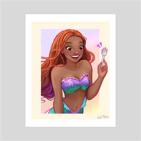 Mermaids - Ariel, an art print by Luz Tapia - INPRNT