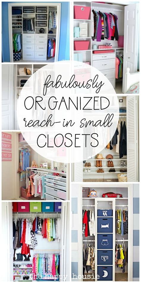 Small Reach-in Closet Organization Ideas from The Happy Housie # ...