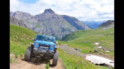 Governor Basin Trail near Ouray, CO - Colorado 4 Wheeling 7/31/16 Jeep Wrangler Rubicon JKUR ...