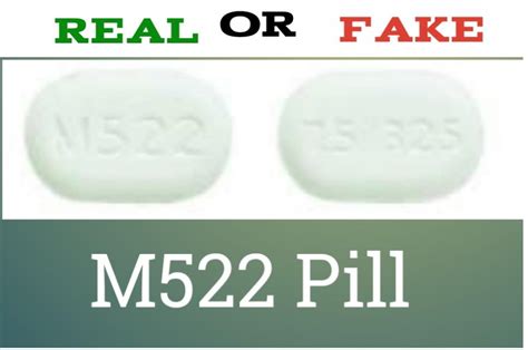 How to Spot Fake M522 7.5/325 White Pill - Public Health