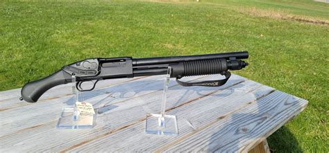 Mossberg 590 Shockwave Laser Saddle 12 Gauge Pump Action Shotgun 14.375 ...