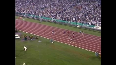 Michael Johnson Atlanta 1996 : Men's 200m World Record - YouTube