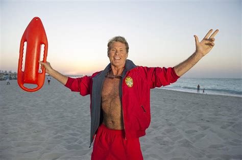 David Hasselhoff of Baywatch spotted at Saadiyat beach in Abu Dhabi