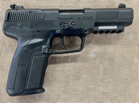 FN Five-SeveN 5.7x28mm Semi-auto Pistol 20+1 Capacity 4.75″BBL ...