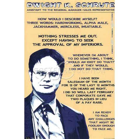 Dwight Schrute Motivational Quotes. QuotesGram