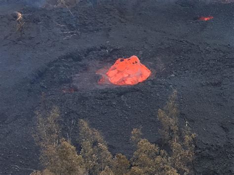 Volcanic eruption in Hawaii