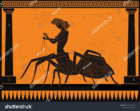 17 Greek Mythology Arachne Images, Stock Photos & Vectors | Shutterstock