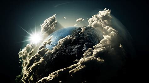 clouds, Earth, Planets, Sky, Sun Wallpapers HD / Desktop and Mobile Backgrounds