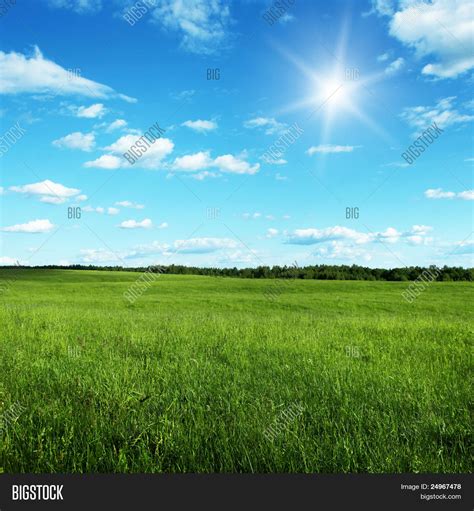 Blue Sky Sun Summer Image & Photo (Free Trial) | Bigstock