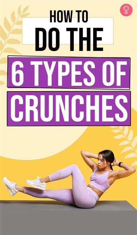 6 Types Of Crunches, Benefits, How To Do, & Important Tips in 2023 ...