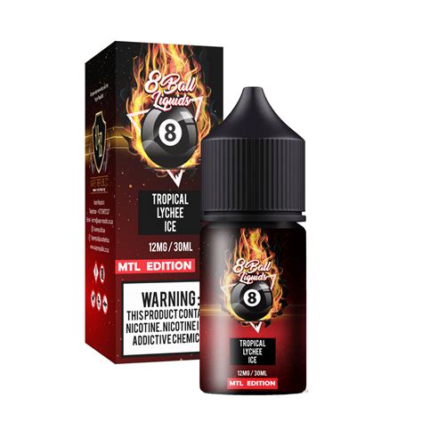 8 Ball - Tropical Lychee MTL | 12mg | 30ml – The Vape Studio