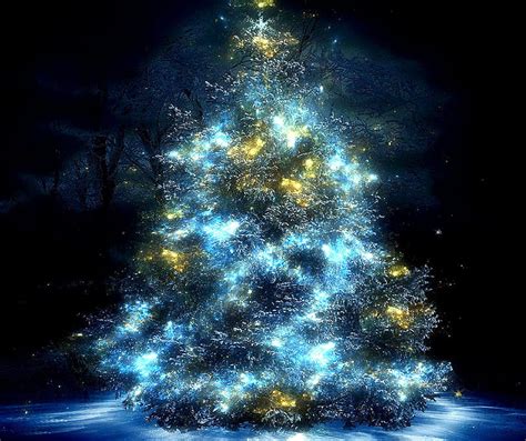 Glow Christmas Tree, christmas tree, holidays, glow, christmas, bonito ...