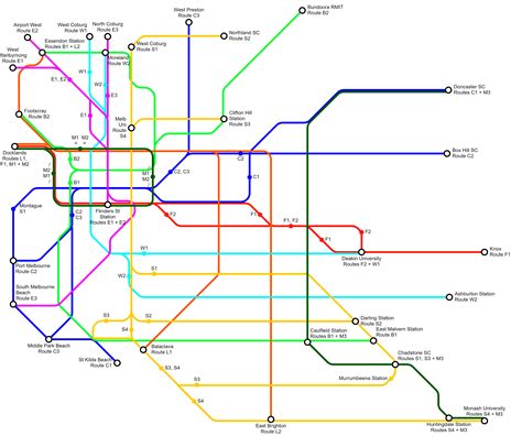 PROJECT #050: 2048 MELBOURNE TRAM MAP – Admaps, 41% OFF