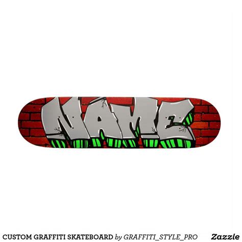 CUSTOM GRAFFITI SKATEBOARD | Zazzle.com | Cool skateboards, Graffiti, Graffiti wildstyle