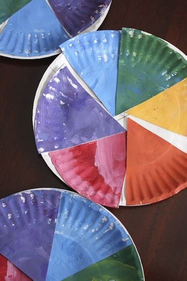 Paper Plate Colour Wheel Craft for Preschoolers - Happy Hooligans