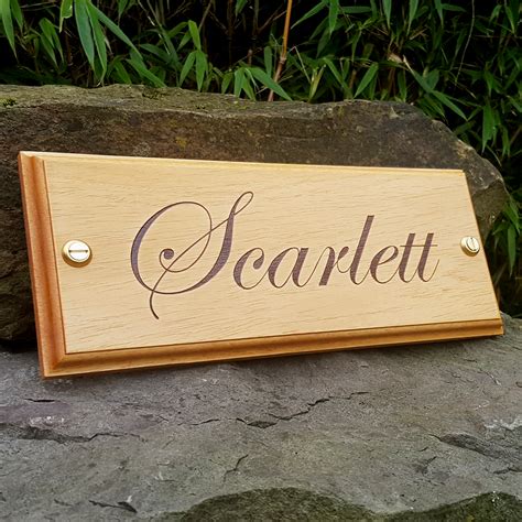 Stable Name Plate - Edwardian Font | Stable Name Plates