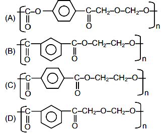 Which is the correct structural formula for terylene? - Sarthaks eConnect | Largest Online ...