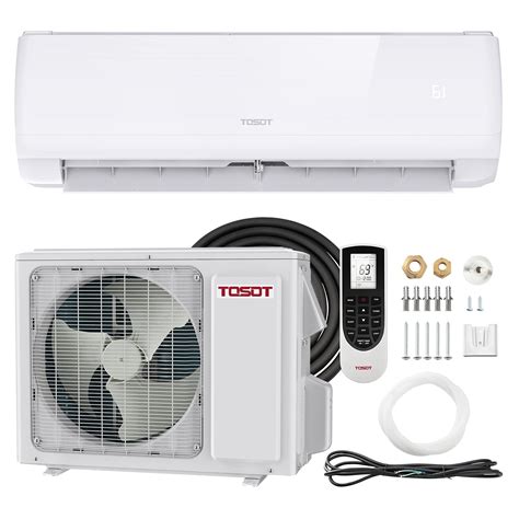 Buy TOSOT 9,000 BTU Ductless Mini-Split Air Conditioner, Pre-Charged Inverter Split AC System ...