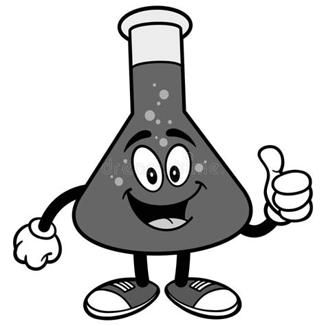 Chemistry Flask with Thumbs Up Illustration Stock Vector - Illustration of pharmacy, thumbs ...