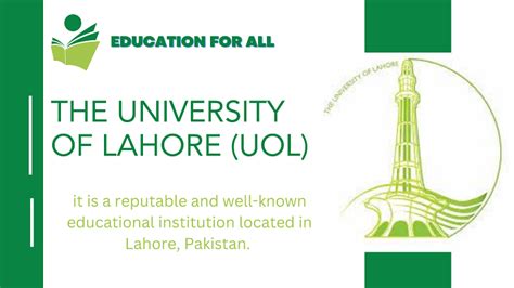 The University of Lahore (UOL) | Rankings, Fees & Admissions