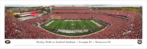 Georgia Bulldogs Football Stadium Panoramic Photo Print