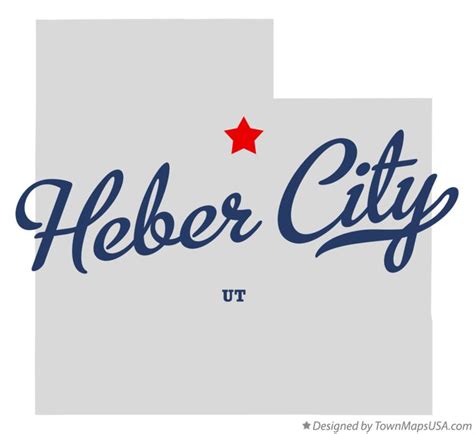 Map of Heber City, UT, Utah