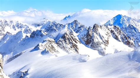 Snowy Mountains Backgrounds For Zoom Zoom Backgrounds Etsy | Images and Photos finder