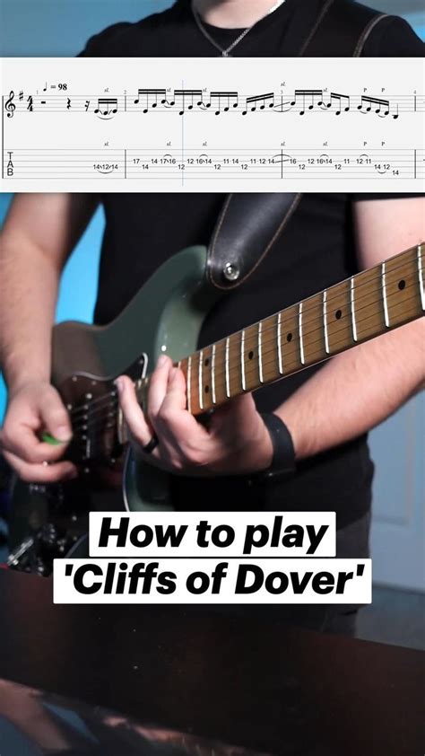 'Cliffs of Dover' Eric Johnson guitar tutorial with tabs | Guitar ...