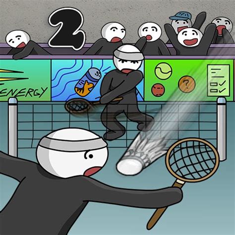 Stick Figure Badminton 2