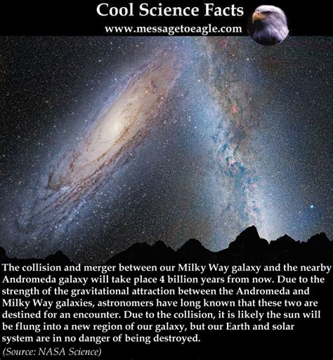 Collision Between The Milky Way And Andromeda Galaxy - MessageToEagle.com