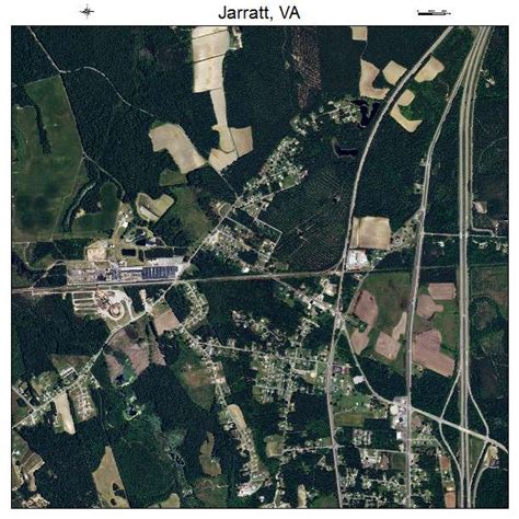 Aerial Photography Map of Jarratt, VA Virginia