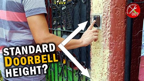 Standard Doorbell Ring Height? | Wireless Doorbell Installation | Cacazi A10 (IP44 Rating) - YouTube