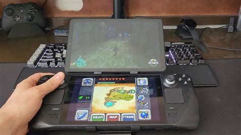 Pair a Steam Deck With a Samsung Tablet For a Giant Nintendo 3DS