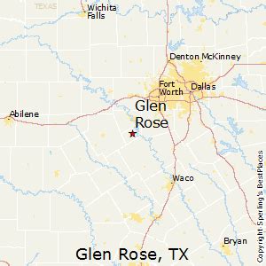 Glen Rose Texas Map - Alaine Leonelle