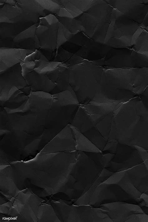 Download premium image of crumpled black paper textured background by ...