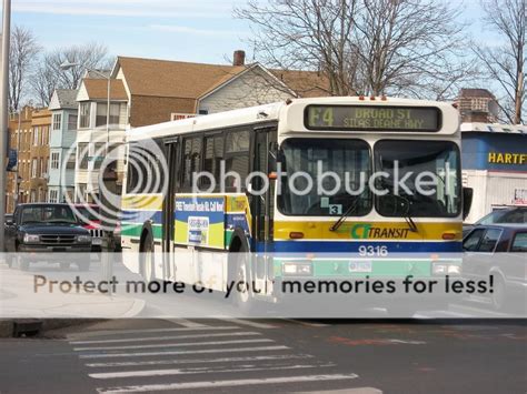 1993 CT Transit New Flyer D40HF 9316, Broad Street And New Britain Avenue On Hartford Route F4 ...