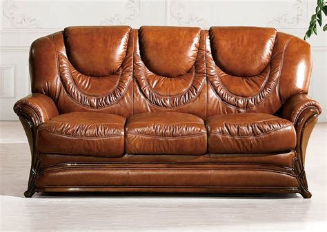 Brown Classic Italian Leather Sofa Set Prime Classic Design, modern ...