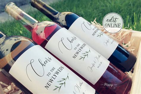 Template For Wine Bottle Labels | Creative Template Ideas