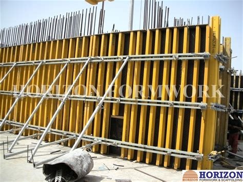 Professional Concrete Wall Forming Systems With H20 Beam And Steel Walers