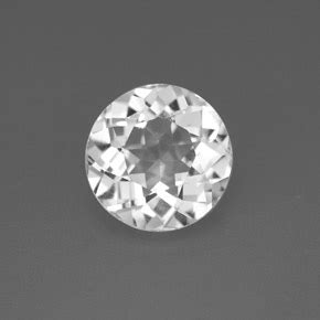 Round Facet White Topaz - Gemstone Image