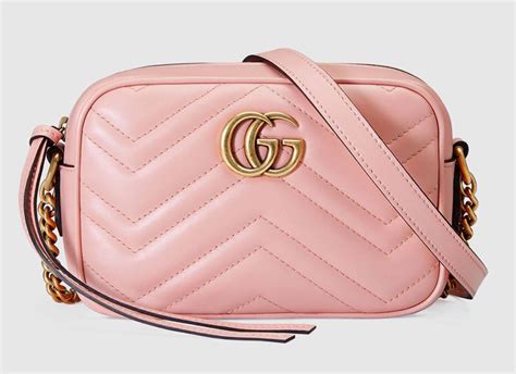 GG pink Gucci bag | Pink camera bag, Gucci shoulder bag, Leather ...