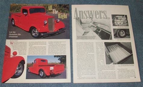 1936 Chevy Truck Parts