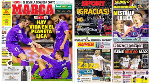 Real Madrid defeat dominates the morning's newspapers - Foto 1 de 14 ...