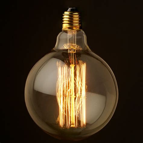 Vintage Edison Spherical Tungsten Filament Bulb G125