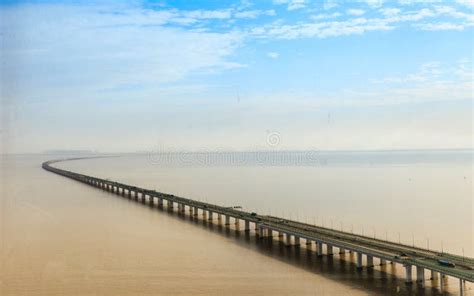 China `s Hangzhou Bay Bridge Editorial Stock Photo - Image of beauty ...