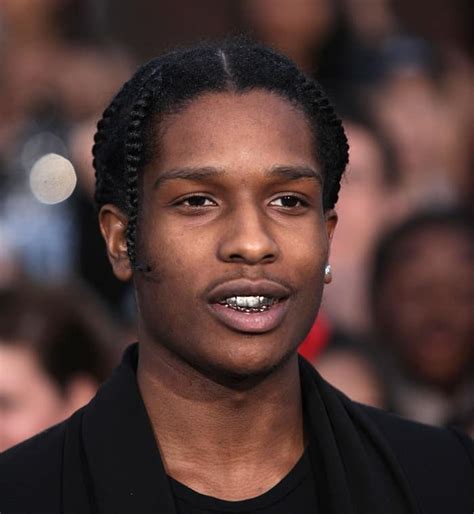 Asap Rocky Braids With Fade