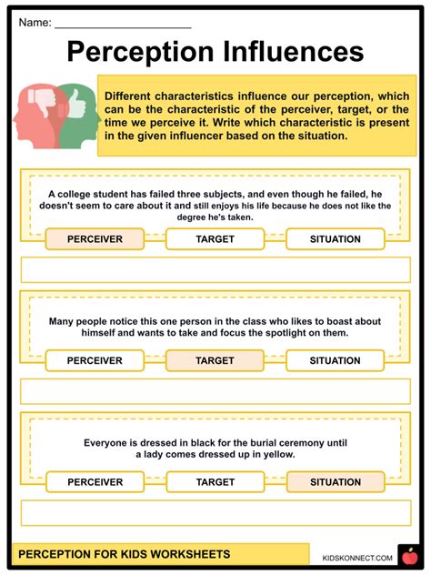 Crash Course Psychology Worksheet | 5 - Sensation and Perception ...